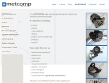 Tablet Screenshot of metcomp.pl